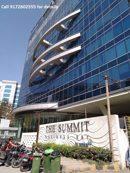 Omkar Summit Business Bay is another most happening Commercial Office complex in Andheri East, located attached to the WEH Metro Station, Easy to reach from Chakala Metro Station, Its added advantage of  2 minutes away from Western Express Highway, and 1 minute Away from WEH Metro Station. In this office complex, we are having many office options, readily available for rent and sale. From 1000 sq. ft. built-up 600 sq. ft. carpet up to 3500 sq. ft. built-up and 2400 sq. ft. carpet, empty offices, furnished offices, and Coworking spaces are available with us for immediate possession. The average rental rate in this building is Rs. 135/- psf for furnished offices, 120/- psf for unfurnished offices and Rs. 22000/- psf for purchasing any office space in this building, chargeable on built-up areas.